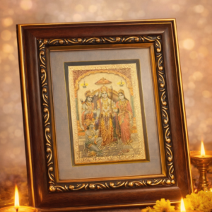 Ramarseetha -lakshmanan and hanuman gold coated frame