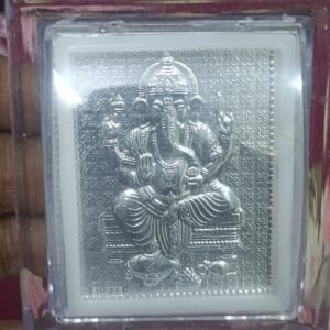 999 Mini silver ganesh frame